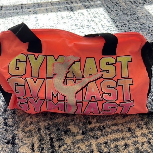 Used Justice Gymnast bag. Markings on the pink from being used. - Picture 3 of 6